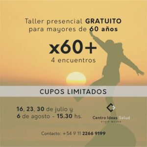 Lee más sobre el artículo Taller Presencial Gratuito para mayores de 60